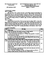 Hội thi chọn giáo viên dạy giỏi THPT cấp tỉnh - Năm học 2013-2014 - Sở GD & ĐT Thanh Hóa